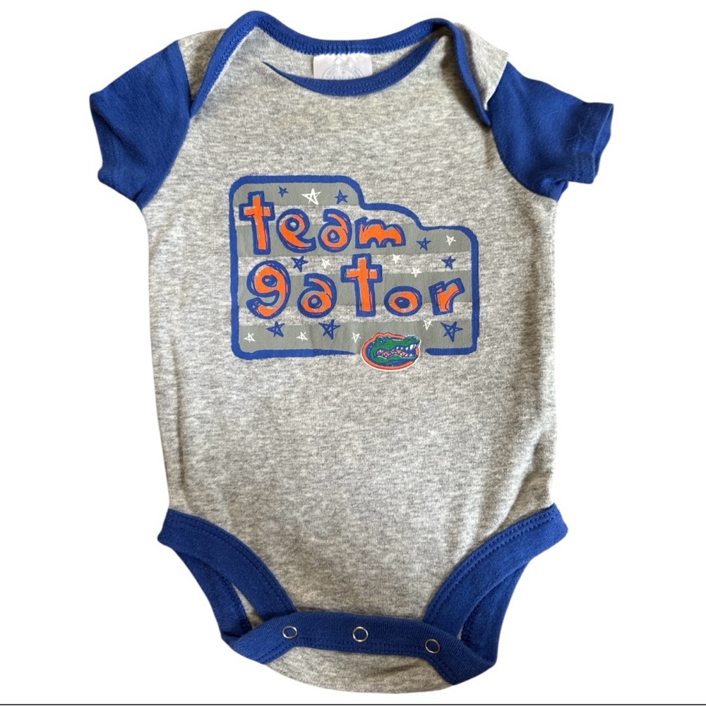 Rivalry Threads Florida Gators Gray and Blue Baby Onesie size 0-3M